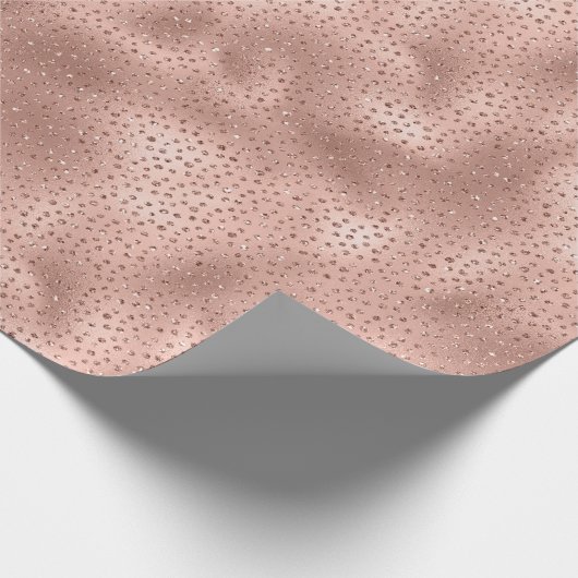 Chique roze Confetti Cadeaupapier (Hoek)