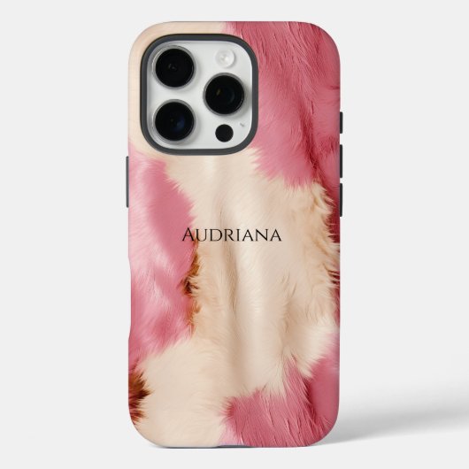 Chique Roze Crème Nepbont Case-Mate iPhone Case (Achterkant)