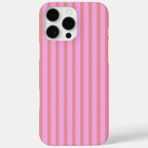 Chique roze geometrische strepen Geostripes  iPhone 16 Pro Max Hoesje