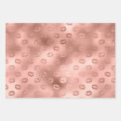 Chique roze glam inpakpapier vel (Voorkant 2)