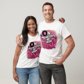 Chique roze glitter ‘Op woensdag Draag we roze’ T- T-shirt (Unisex)