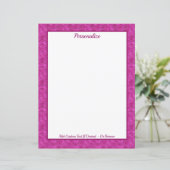 Chique roze glitters zebra patroon gepersonaliseer (Staand voorkant)