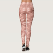 Chique roze Glitz Zebra Print Leggings (Achterkant)