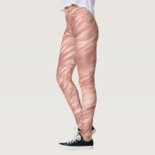 Chique roze Glitz Zebra Print Leggings (Links)