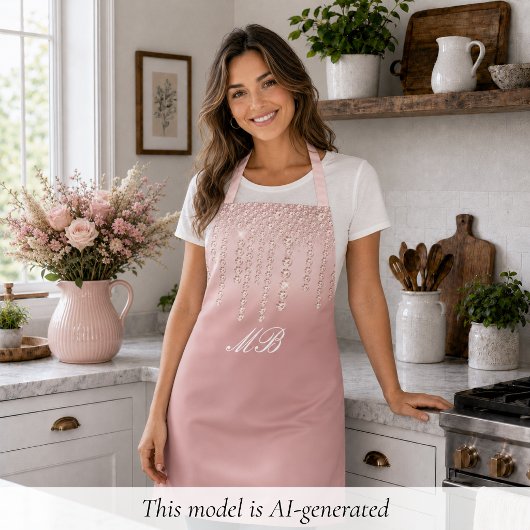 Chique Roze Goud Schort