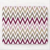 Chique roze gouden Chevron Muismat (Voorkant)