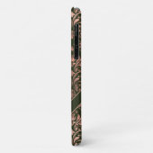 Chique Roze Gouden Damast Gepersonaliseerde Naam Case-Mate iPhone Case (Achterkant/links)