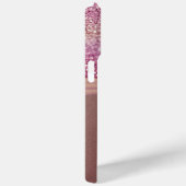 Chique Roze Gouden Folie Glitterige Meisjesachtige Case-Mate iPhone Case (Achterkant / Rechts)