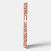 Chique roze gouden glitter luipaard Case-Mate iPhone case (Achterkant / Rechts)