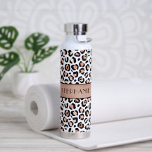 Chique roze gouden luipaardprint Persoonlijk
