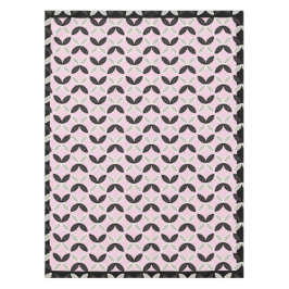 Chique roze grijs en wit bloemblaadjes patroon tafelkleed