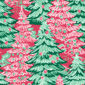 Chique roze groene preppy kersttafel runner medium tafelloper
