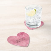 chique roze kant kartonnen onderzetters (Insitu)