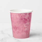 Chique Roze Kant Papieren Bekers (Achterkant)