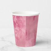 Chique Roze Kant Papieren Bekers (Rechts)