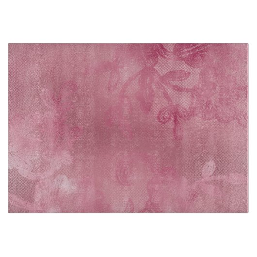 chique roze kant snijplank (Voorkant)