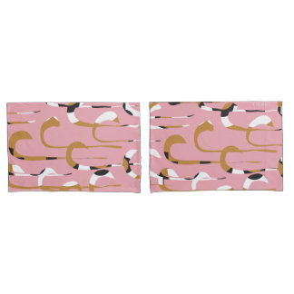 chique roze kussensloop