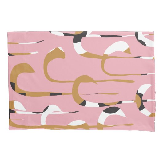 chique roze kussensloop (Voorkant-Links)