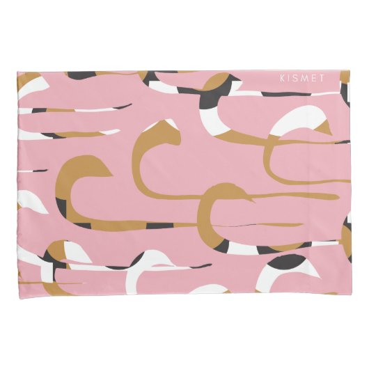 chique roze kussensloop (Voorkant-Rechts)