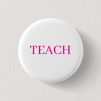 Chique Roze Lesgeven Juf Speld Ronde Button 3,2 Cm