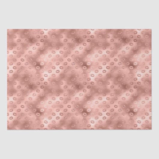 Chique roze lippen tissuepapier (Voorkant)