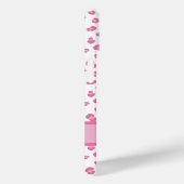 Chique roze luipaard print gepersonaliseerd Case-Mate iPhone case (Achterkant / Rechts)