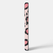 Chique roze luipaardprint  Case-Mate iPhone case (Achterkant / Links)