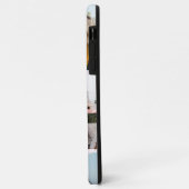 Chique Roze Marmer 7 Foto Collage Case-Mate iPhone Case (Achterkant/links)