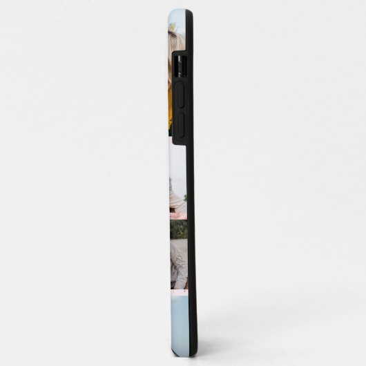 Chique roze marmer 7 fotocollage Case-Mate iPhone case (Achterkant/links)