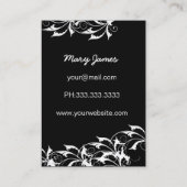 chique roze mode boetiek visitekaartje (Achterkant)