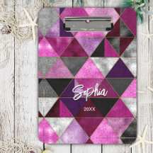 Chique roze paarse grijs geometrisch