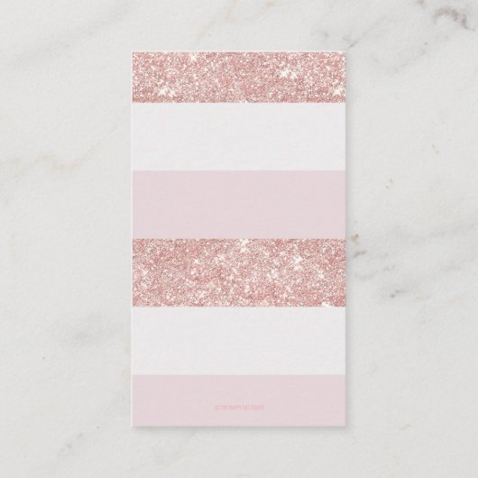 Chique Roze Pompoen Baby shower Meisje Luier Raffl Informatiekaartje (Achterkant)