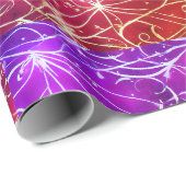 Chique roze print inpakpapier. cadeaupapier (Rol Hoek)