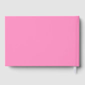 Chique Roze Rode Script Verjaardag Bedankt Gastenboek (Achterkant)