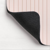 Chique roze strepen muismat (Hoek)