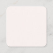 Chique Roze Trouwregister QR Code Informatiekaartje (Achterkant)