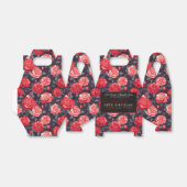 Chique roze verjaardagsgunstdoos voor kleine cadea bedankdoosjes (Uitgevouwen)