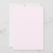 Chique Roze Vintage Bruiloftsfeest Kaart (Achterkant)