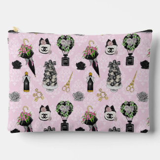 Chique Roze Vintage Toilettas Make-uptas Etui