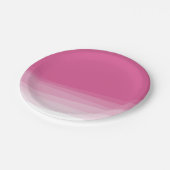 Chique roze Waterverf Ombre Papieren Bordje (Gekanteld)