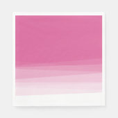 Chique roze Waterverf Ombre Servet (Voorkant)