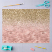 Chique roze zebra print Glitz Tissuepapier (Craft)