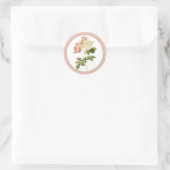 Chique  Rozen bruiloft envelop Sticker (Tas)