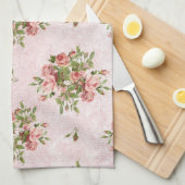 Chique Rozen Theedoek (Quarter Fold)