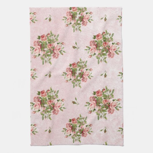 Chique Rozen Theedoek (Verticaal)