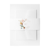 Chique rustieke Boho Wildflower bloementuin bruilo Uitnodigingen Wikkel (Voorkant Voorbeeld)