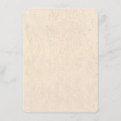 Chique rustieke Waterverf Bloemen bruiloft Routebe Informatiekaartje (Achterkant)