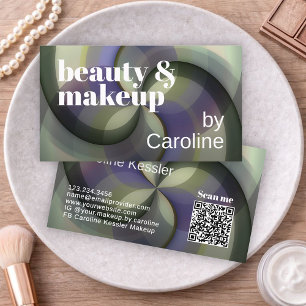 Chique Salie Groene Violet Lavendel Paarse Kunst P Visitekaartje