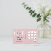 Chique Salon QR Code Loyalty Verwijzing Roze (Staand voorkant)