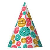 Chique Schattig Kleurrijke Sprinkle Donut Feesthoedjes (Achterkant)